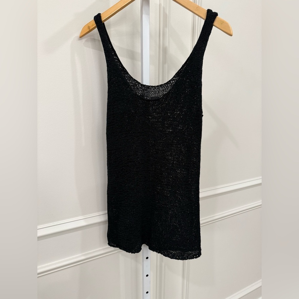 BCBG Black Knit Tank Top
